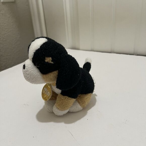 Justice Pet Shop Milo Bernese Mountain Dog Plush Stuffed Animal Brown Blk White - Picture 3 of 7